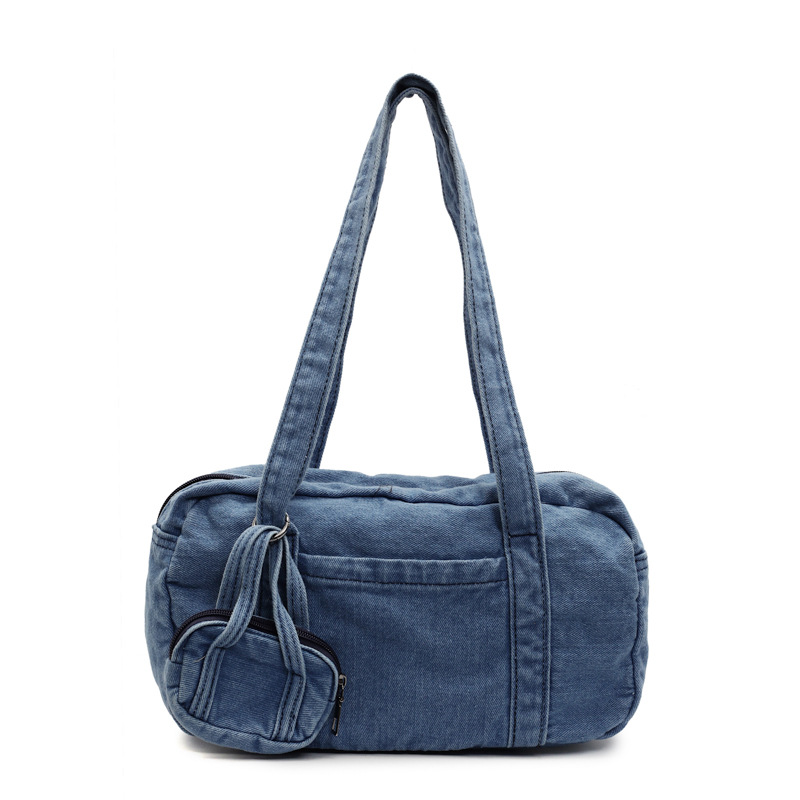 Cross-border Korean version single-shoulder bag for women, multi-functional thickened storage bag, simple solid color mother-and-child bag, large capacity small square bag Item Picture