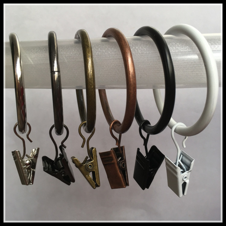 Cross-border direct sales of curtain hooks, curtain hooks, curtain accessories, curtain clips, curtain rings, with a bright surface details Picture
