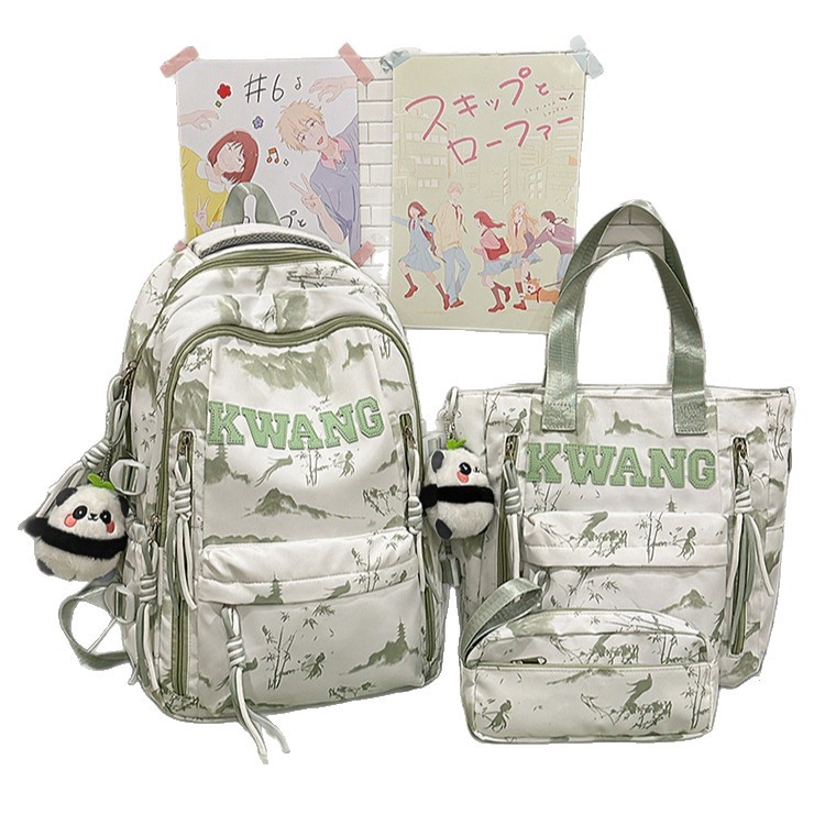 Korean-style, fashionable and simple, Japanese-style ins backpacks for middle and high school students, computer bags for boys and girls, and new student bags Item Picture