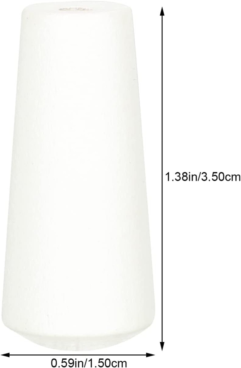 Conical wooden clock 36*17MM, off-white wooden clock, Venetian blind, wooden pendant, pull rope, pendant accessory details Picture