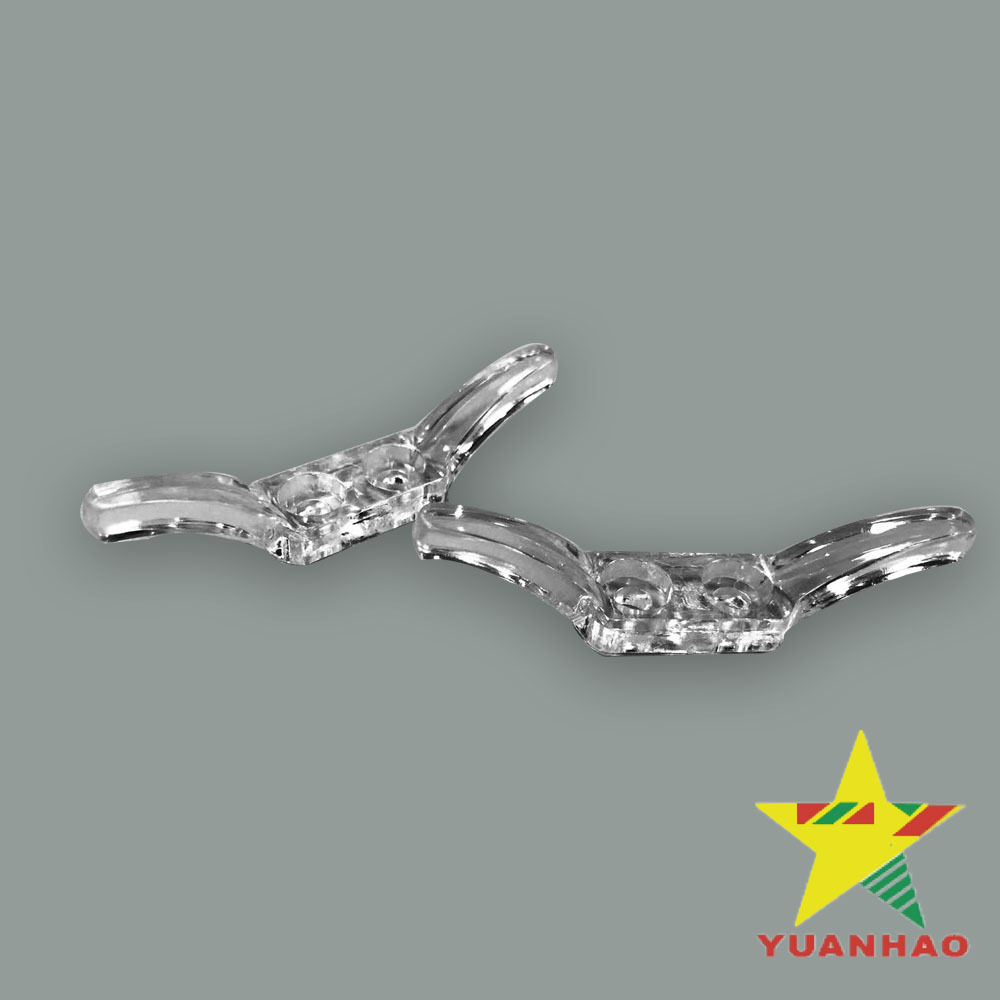 Factory direct sales of curtain accessories, single-hole horn, double-hole horn, 2-inch foamed high rail accessories, foamed high rail accessories details Picture