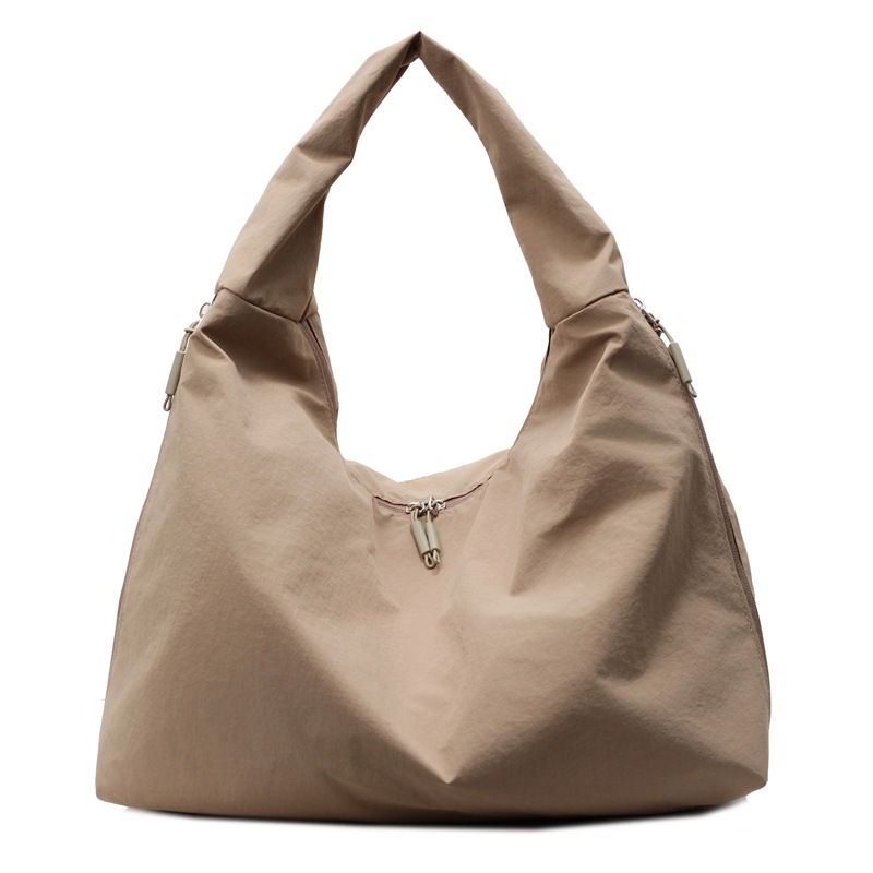 Japanese-style fashionable casual canvas tote bag for women 2025 new style, trendy and versatile, large-capacity underarm bag, commuting single-shoulder bag Item Picture
