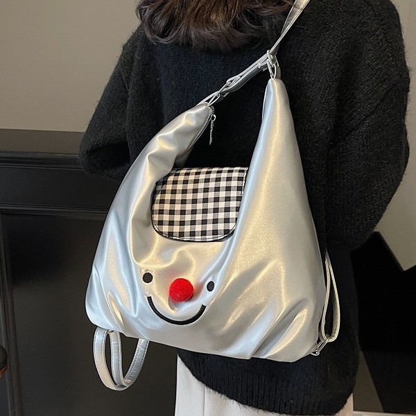 Cross-border cartoon niche women's bags for autumn and winter 2024: backpacks, single-shoulder bags, large-capacity tote bags, crossbody commuter bags details Picture