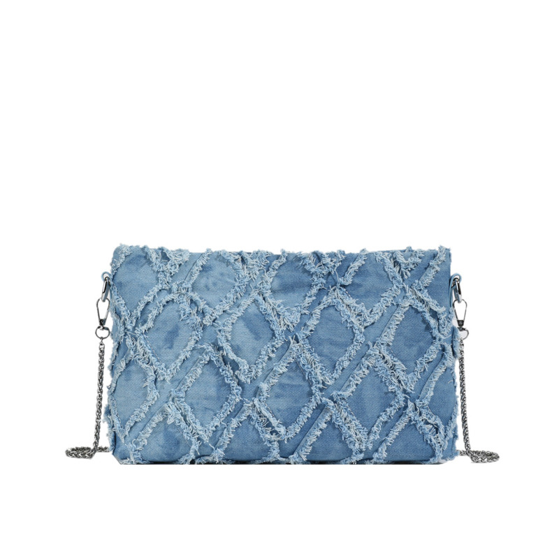 Niche design bag 2025 Spring/Summer Women's new cross-border envelope bag handbag, diamond-shaped chain single-shoulder crossbody bag Item Picture