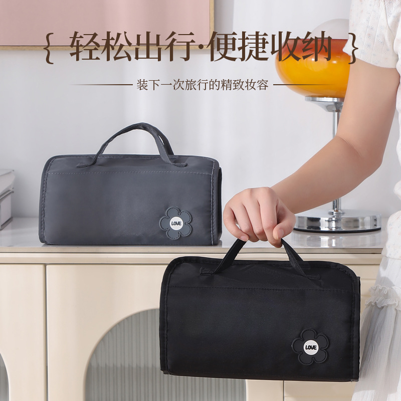 Runhui's new four-in-one detachable makeup bag 290 twill wash bag waterproof storage bag Makeup bag with large capacity Application Scenario