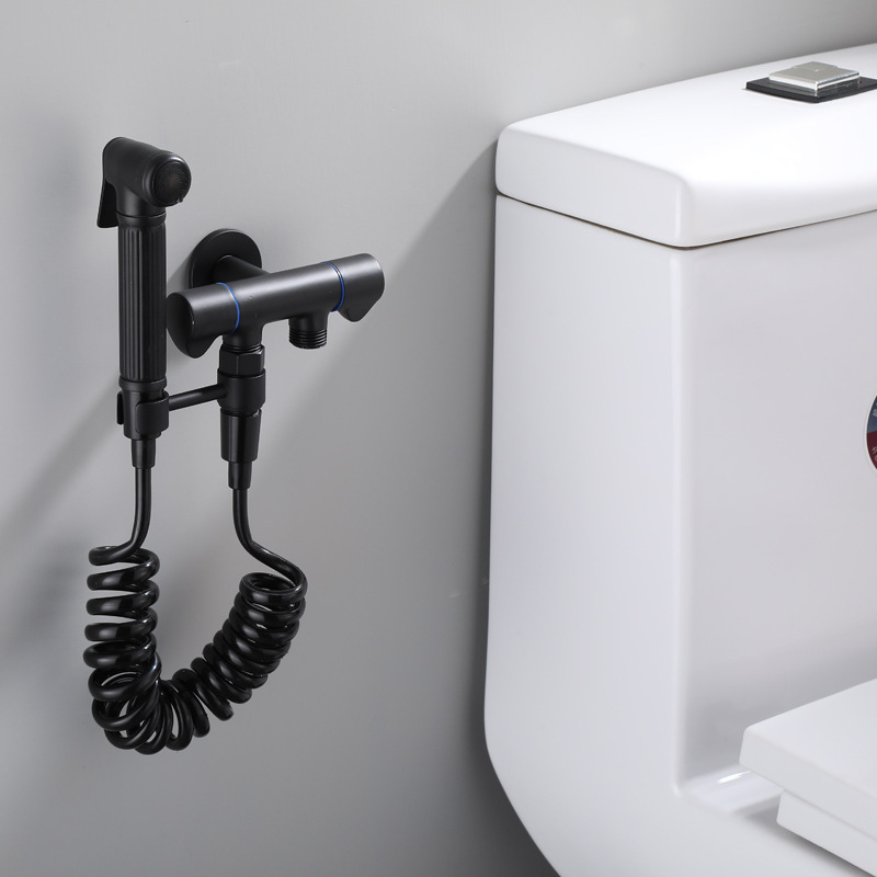 Wholesale black fully automatic washing machine faucet, special all-copper mop sink, stainless steel household water nozzle, quick Application Scenario