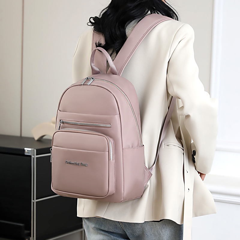 Colorful Fox Cross-border new women's backpack, a fashionable and casual women's backpack with multiple layers and large capacity, water repellent Specification drawing