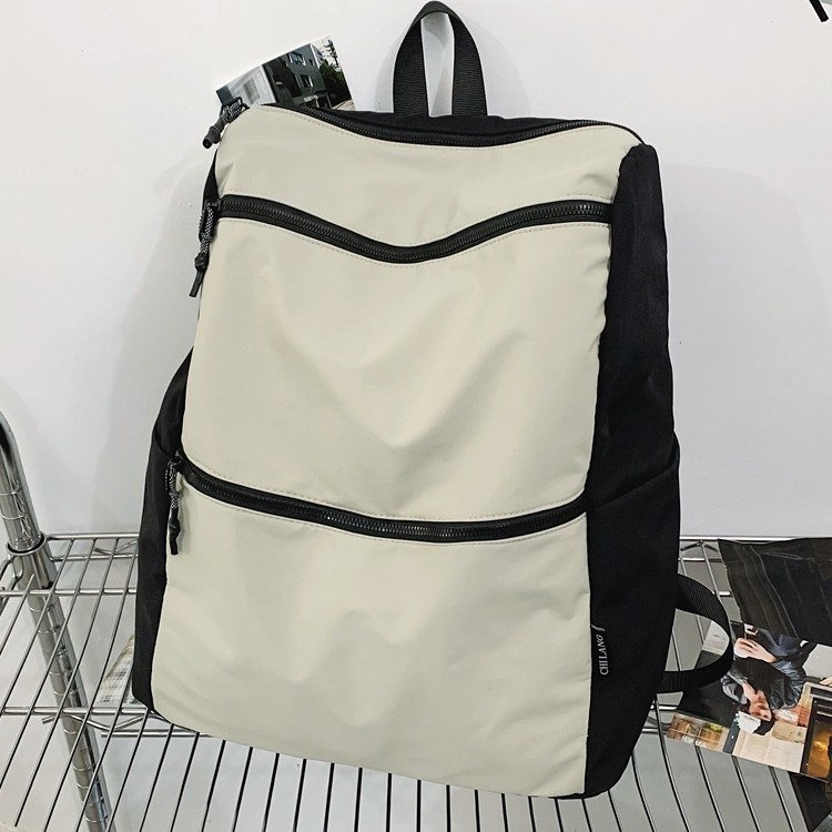 Fashionable new large-capacity backpack, unisex travel bag, outdoor travel color-blocking backpack, sports backpack Specification drawing