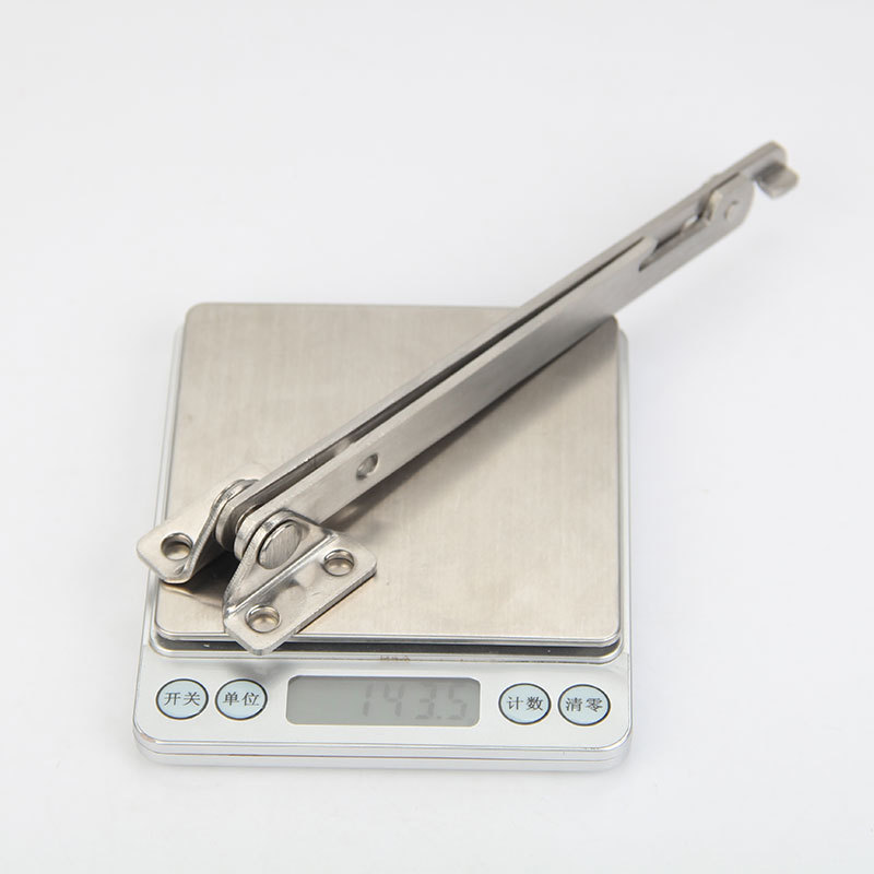 Stainless steel 90-degree door card limiters, distribution cabinet door limit support switches, cabinet door support rods, cabinet door accessories Specification drawing