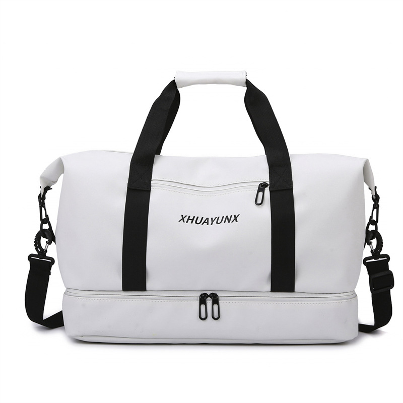 Large-capacity maternity storage bag, independent shoe compartment, yoga bag, fitness bag, travel dry and wet separation luggage bag Item Picture
