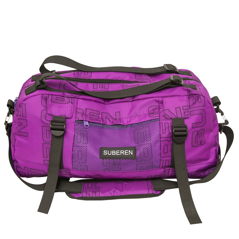 Trendy letter couple fitness bag, Korean-style fashionable yoga and swimming training bag, large-capacity short-distance casual travel bag Item Picture