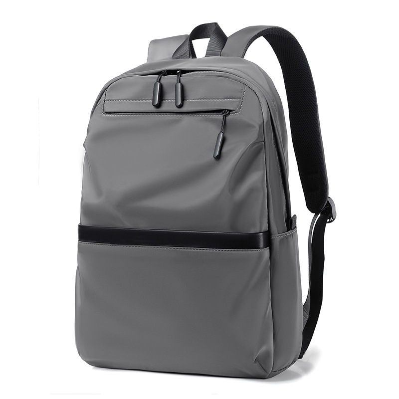 Simple backpack, casual travel bag, large-capacity schoolbag, high school student, male college student, laptop bag Item Picture