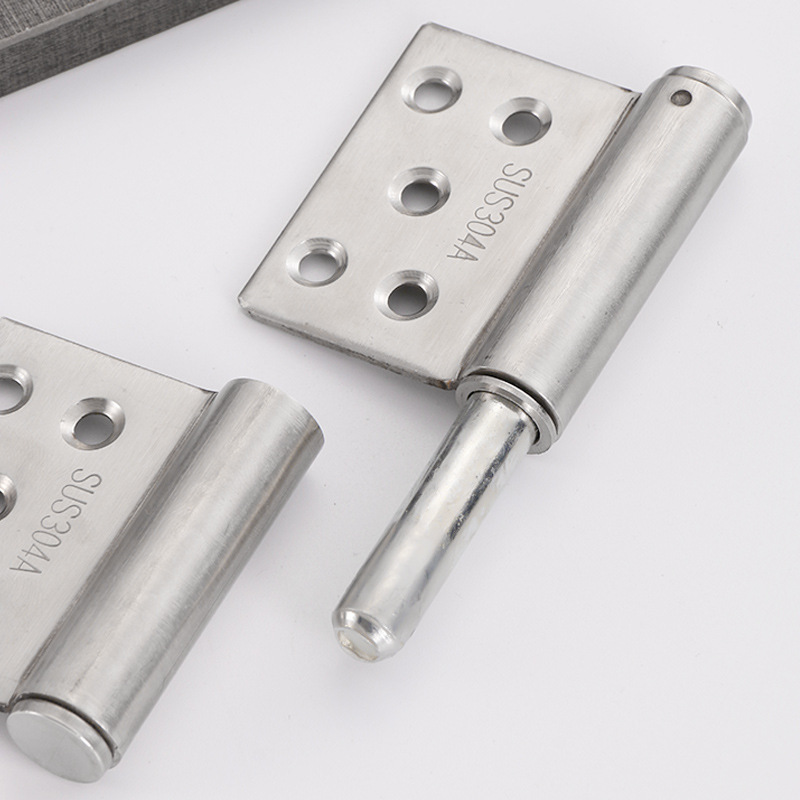 304 stainless steel flag-shaped hinge bathroom door and window detachable flag-shaped hinge fireproof door detachable welded folding Application Scenario