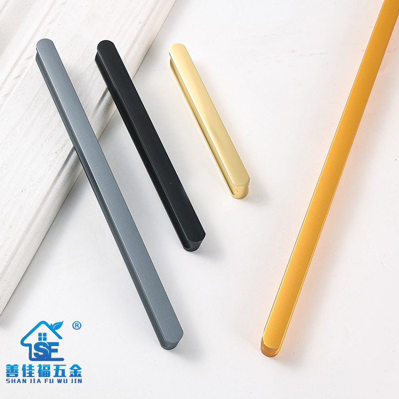 Factory wholesale of hardware furniture accessories, long door cabinet handles, home and office door cabinets, drawers, door handles Specification drawing
