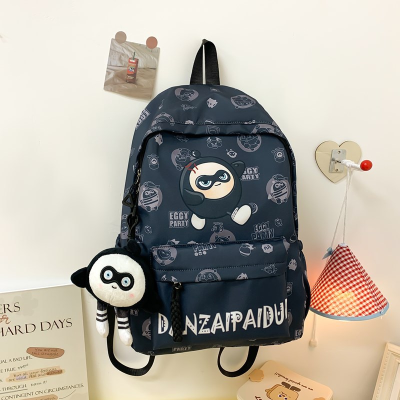 New style schoolbag for girls, campus cartoon printed backpack, cute Korean-style backpack for primary, junior high and senior high school students Specification drawing