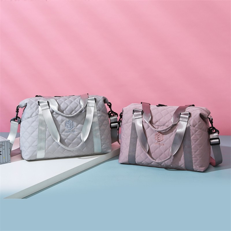 Wholesale of Oxford cloth simple yoga bags, portable fitness bags, dry and wet separated swimming bags, and outdoor leisure travel bags Specification drawing