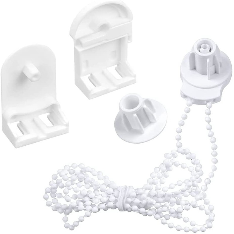 Cross-border retail 25MM roller blind head controller pull bead curtain head comes with 3-meter bead chain screw accessories full figure