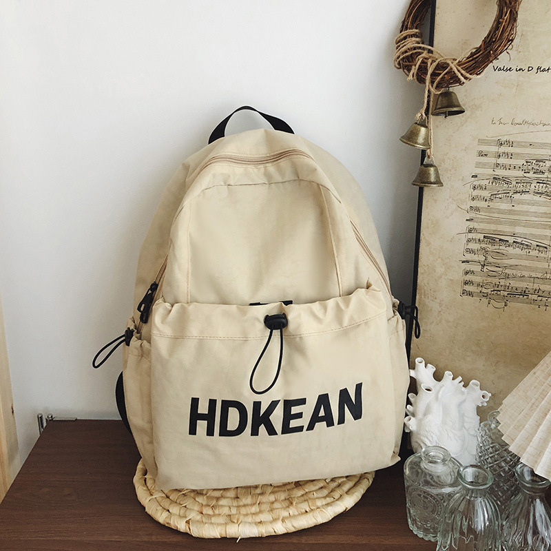 This is a stylish, casual, outdoor, large-capacity, lightweight, Korean-style commuting backpack for both men and women details Picture