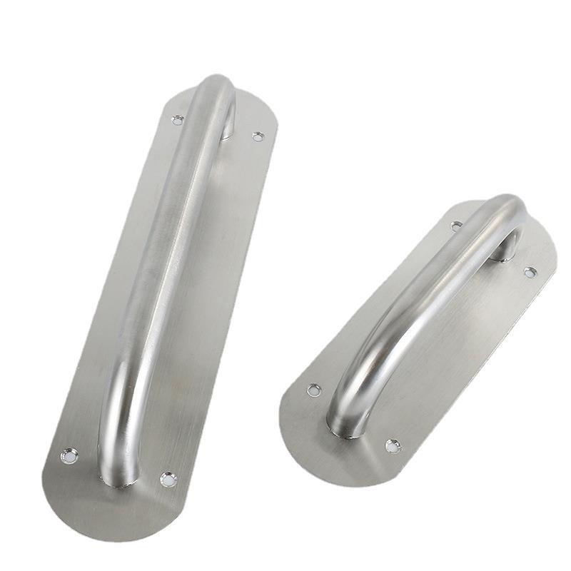 Supply stainless steel sliding plate handles, fireproof door passage sliding handles, stainless steel sliding plate wordless handles Item Picture
