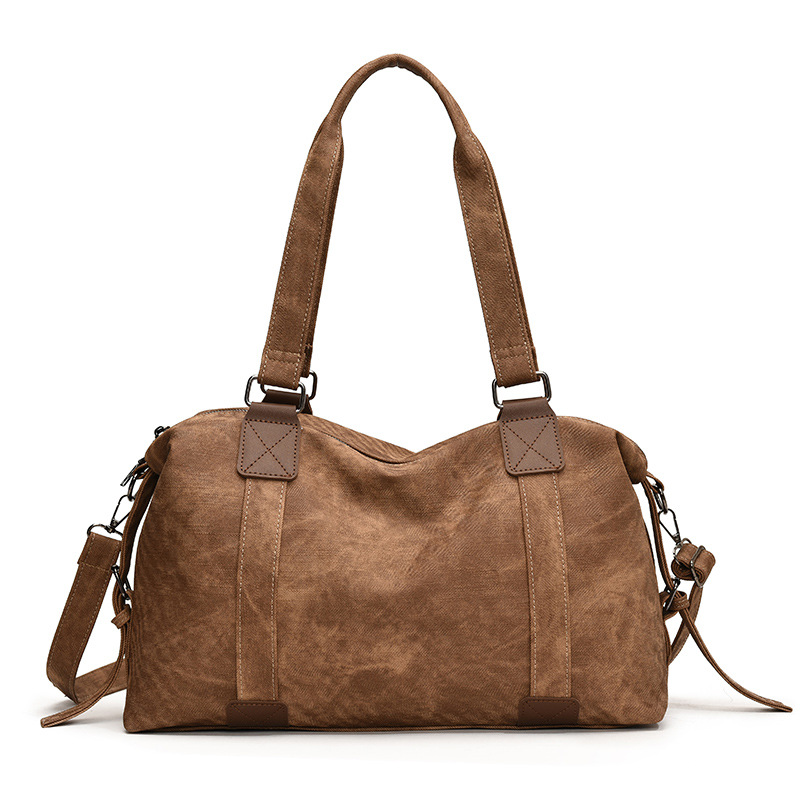 Cool and trendy handbag for women, 2024 new Korean-style casual tote bag, large-capacity crossbody bag, luggage bag Item Picture