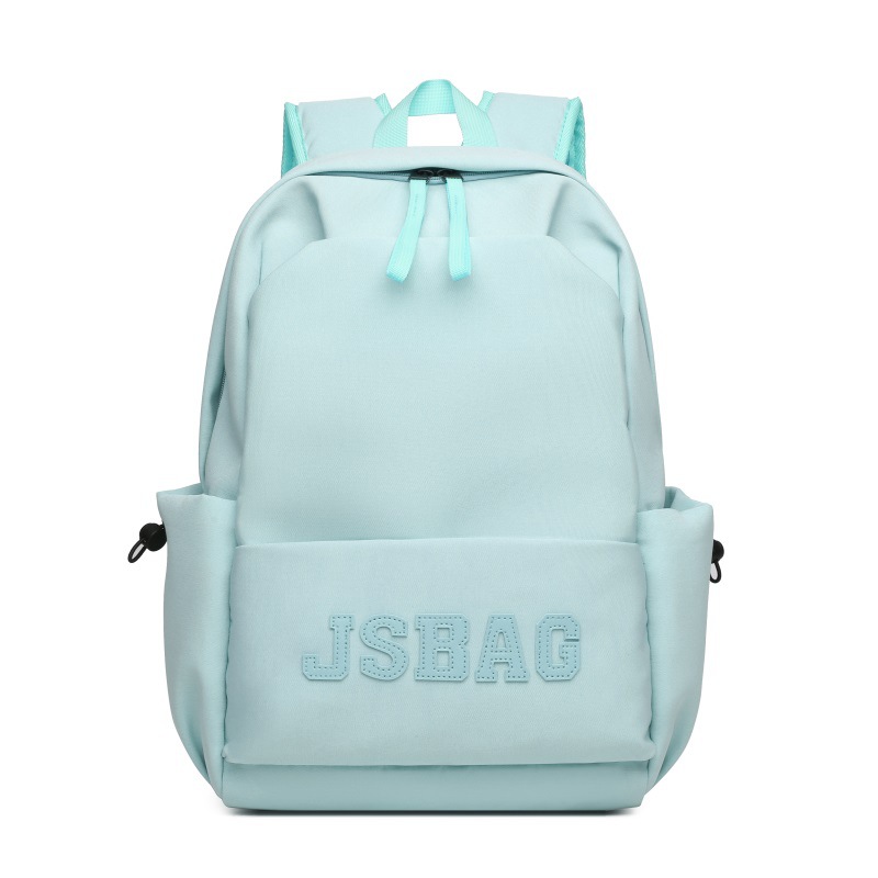 New cross-border campus backpack, simple computer backpack, high-capacity schoolbag for high school and college students, travel backpack Item Picture