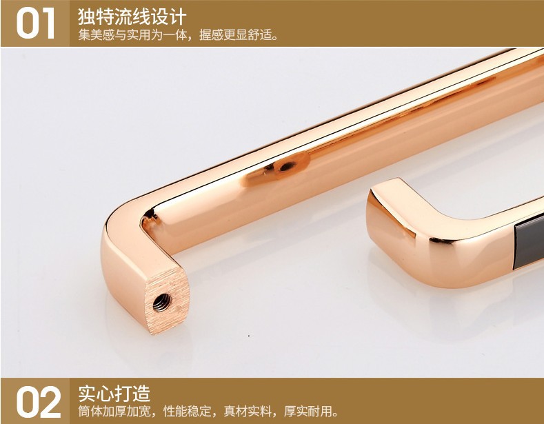 Modern minimalist wardrobe door handles, American furniture cabinets, shoe cabinets, European drawers, hardware handles, Nordic style Item Picture