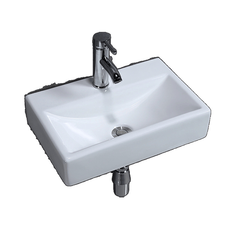 Ceramic washbasin, small hanging basin, bathroom mini washbasin, balcony wall-mounted washbasin, small space washbasin countertop Item Picture