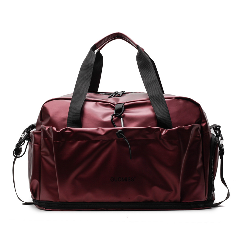 Cross-border dry-wet separation fitness bag, large-capacity multi-functional business trip luggage bag, expandable lightweight short-distance travel bag Item Picture