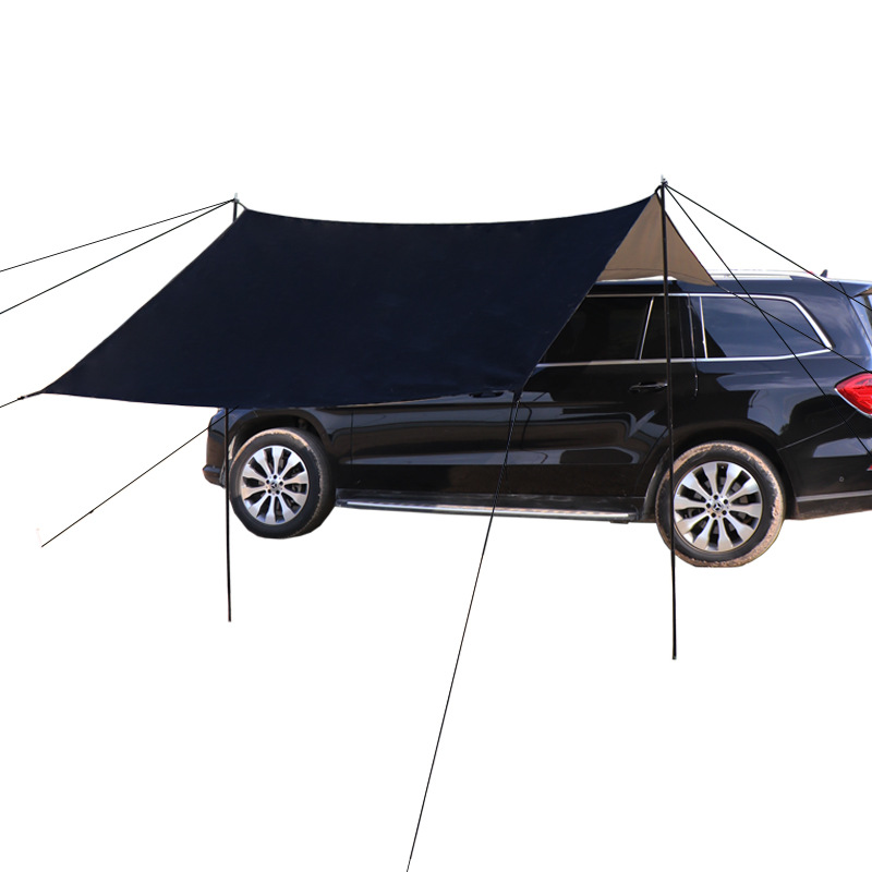 Outdoor self-driving tour rain and sun protection, car side tent, camping and picnic, car sunshade, UV protection, car side canopy Item Picture