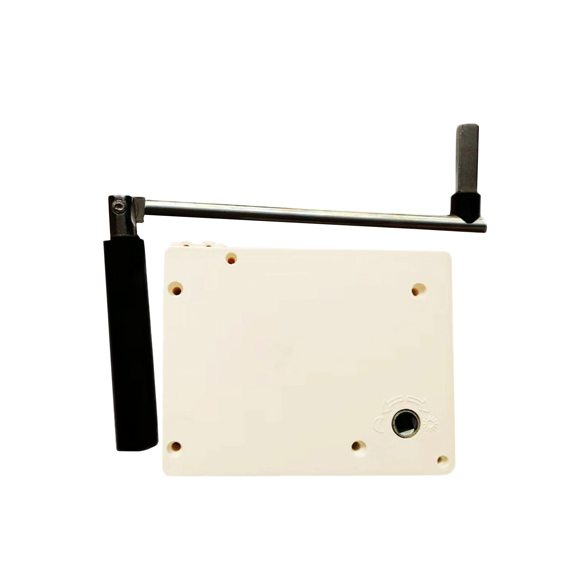 New product from the manufacturer: Hand-cranked window opener, webbing winding device, webbing hand-cranked box window opener (without crank) full figure