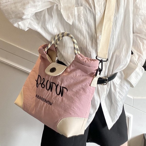 High-end, large-capacity, large bag for women, new Spring/Summer 2025 Korean-style quality single-shoulder crossbody bag, commuter tote bag Specification drawing