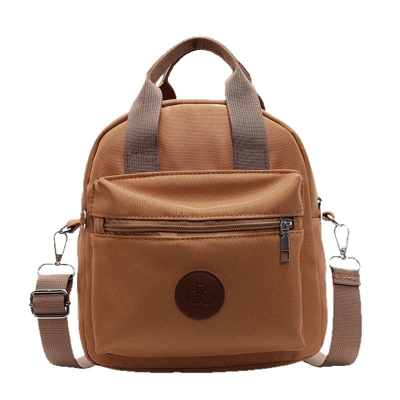 Ladies' casual crossbody small square bag 2024 new washed nylon fabric bag, a small hand-held bag for casual shopping and sightseeing Item Picture