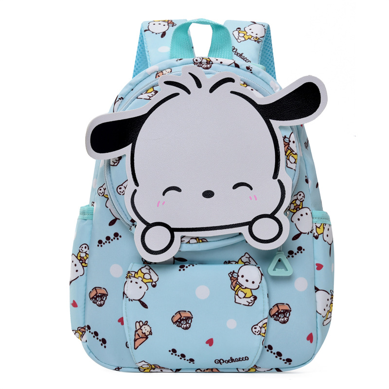 Cute cartoon children's bag, kindergarten small, medium and large class girls snack small schoolbag, outdoor stylish backpack details Picture