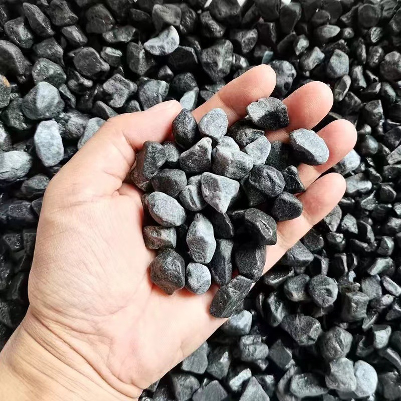 40 jin of natural washed white and black pebbles, gravel, courtyard garden landscape, potted plant, garden decoration, and ground covering Specification drawing