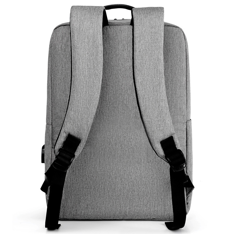 17-inch large-capacity casual backpack, simple men's business computer bag, USB charging, commuting backpack for work Specification drawing