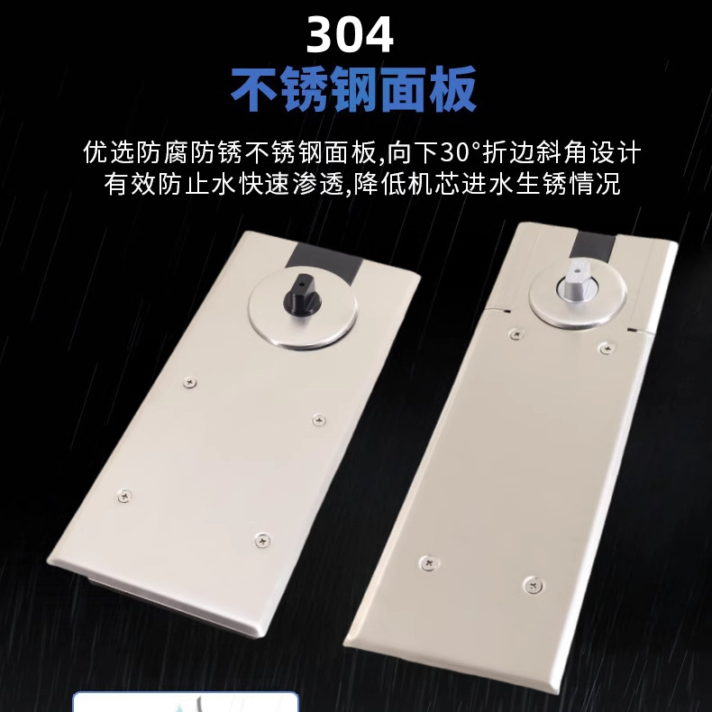 European standard Domar head BTS65, BTS75V, BTS80, the same type of floor spring without standard panel, glass door, wooden door floor spring details Picture