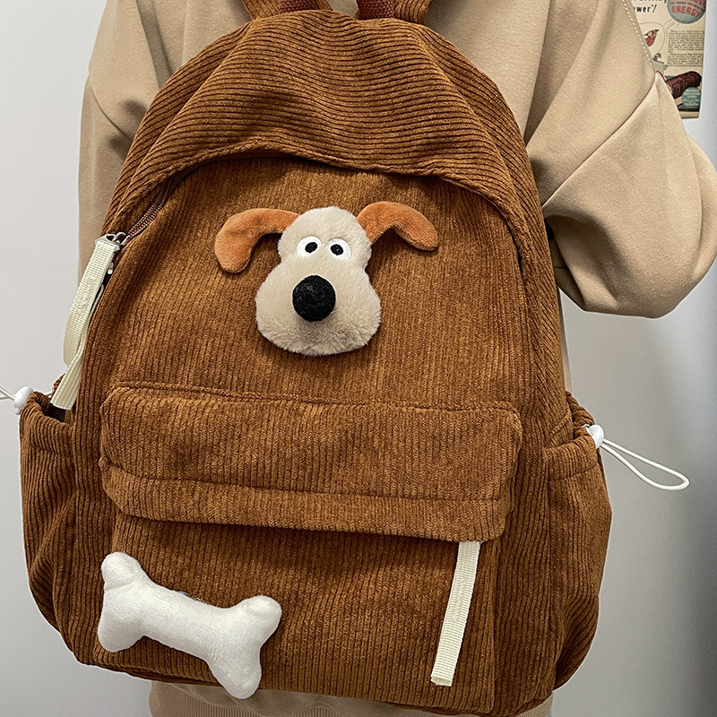A new cross-border Korean-style schoolbag for girls, a simple and niche backpack for junior high school students, a cute and casual Japanese-style backpack for girls details Picture