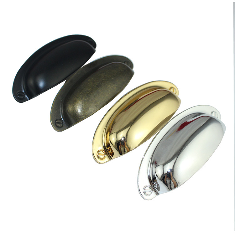 108MM shell handle, dumpling handle, semi-circular drawer handle, Nordic medicine cabinet, cabinet handle, 88-hole spacing full figure