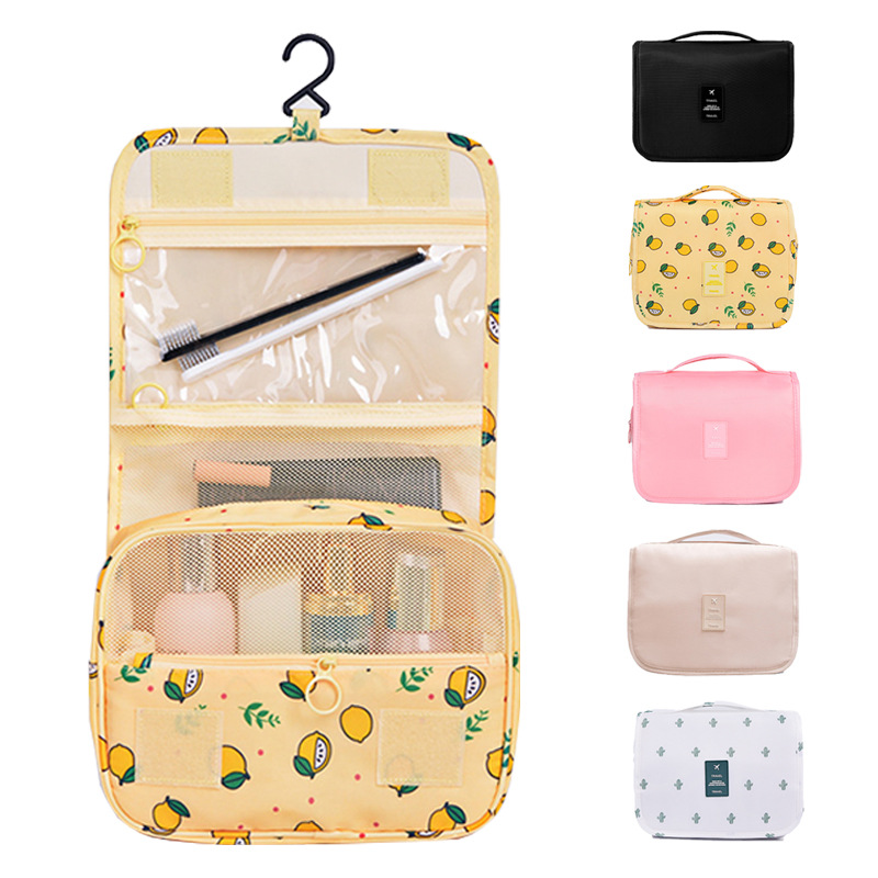 Dry-wet separation hook toiletry bag, portable travel storage bag, large capacity Oxford cloth toiletry bag for cross-border use full figure