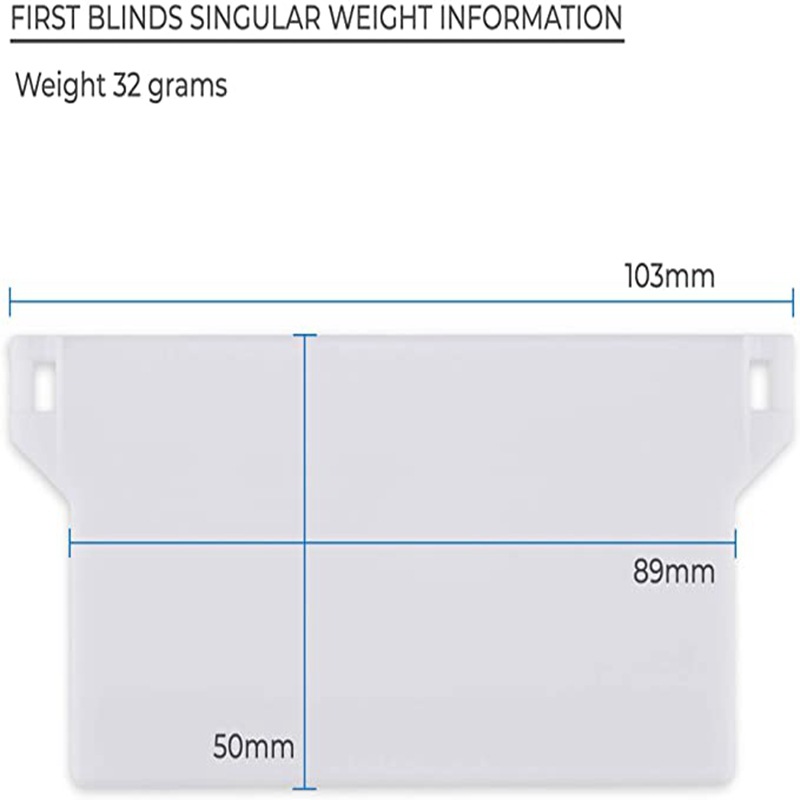 Cross-border direct supply of 5-meter bottom beads, 10-piece base plate set, 89MM vertical curtain accessories, vertical blinds, curtain accessories details Picture