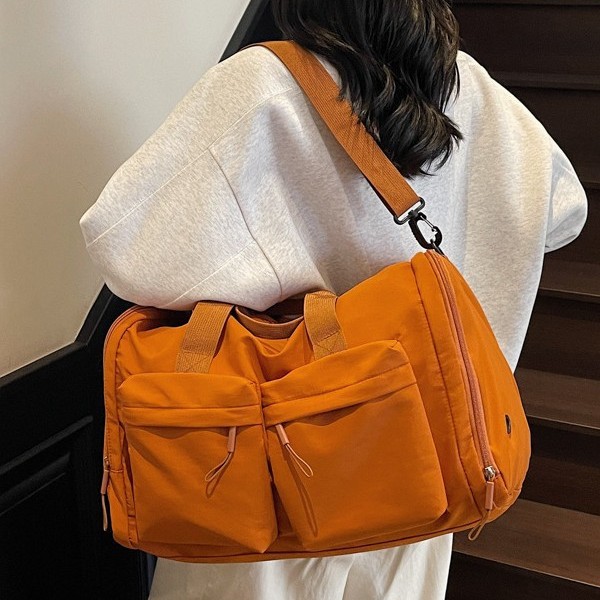 Large-capacity hand-held travel bags for men and women, long and short trips, business trips, sports bags, storage luggage bags, shoulder bags Specification drawing