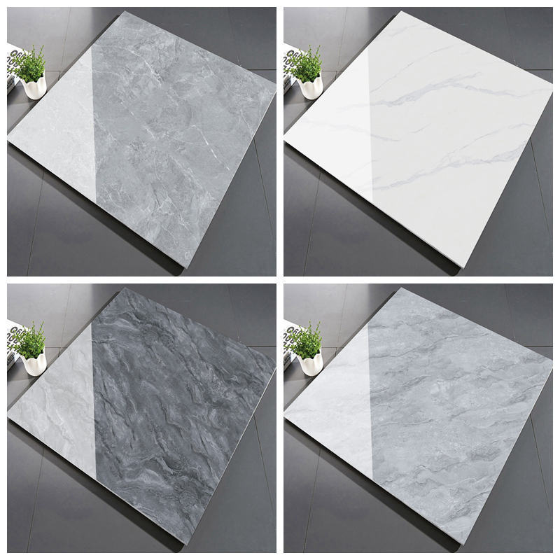 Guangdong Foshan full-body glazed tile floor tile 800x800 living room marble anti-slip and wear-resistant floor tile polished glazed tile Application Scenario