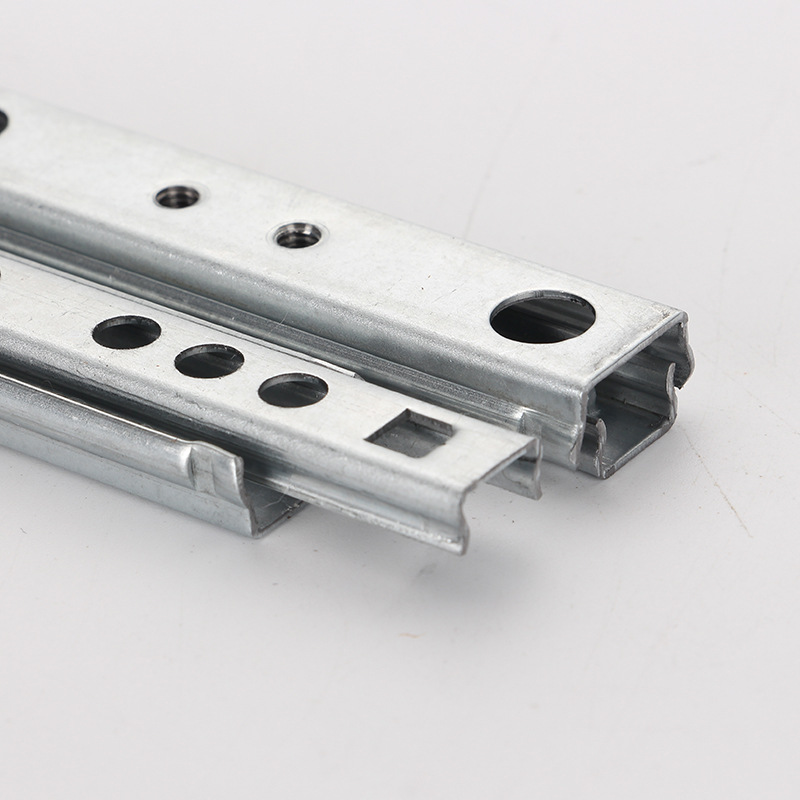 17mm two-section drawer slide rail steel ball double-pull narrow side-mounted guide rail, silent mini bidirectional 0.8mm thick wholesale Application Scenario