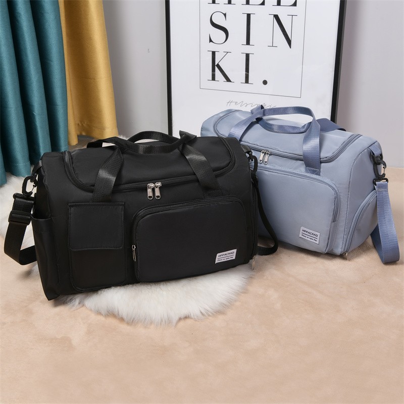 Travel bag, dry and wet separate for men and women, hand bag, shoulder bag, light clothing storage bag, fitness bag, waterproof luggage bag full figure
