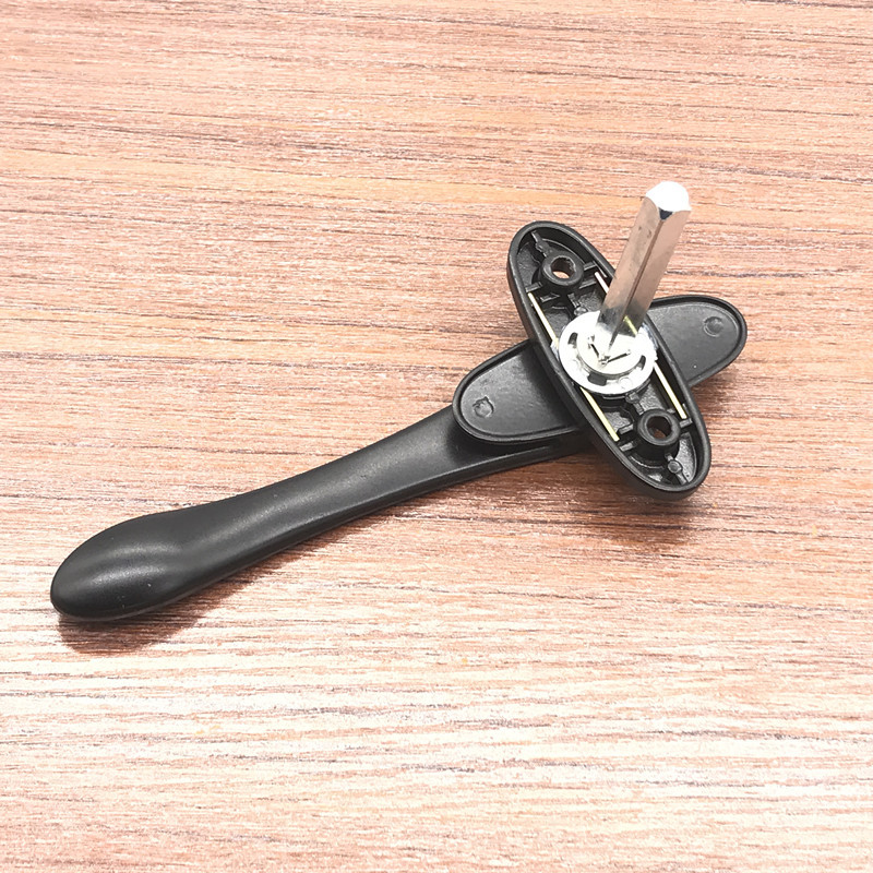 Steel mesh screen window handle, door and window flat handle, hidden handle, composite folding door, double-layer window handle, low handle lock Item Picture