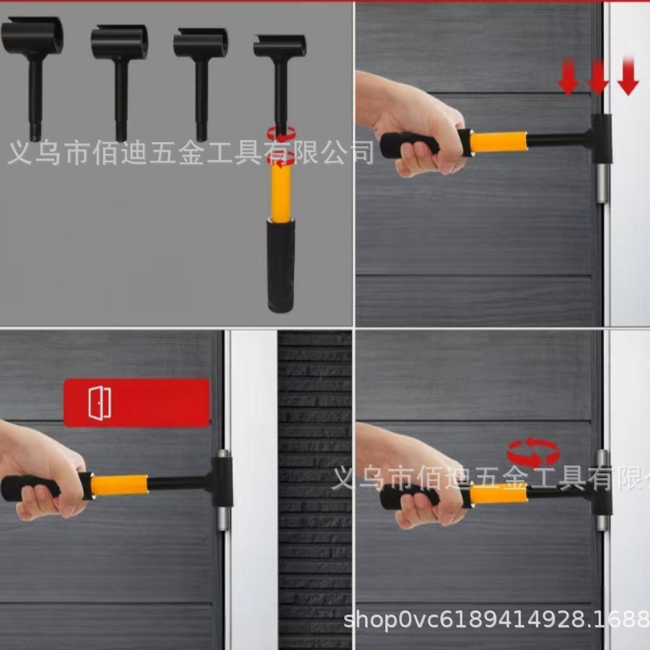 The cross-border 4-in-1 knob hinge adjustment tool is suitable for residential and commercial hinge gap adjustment wrenches Application Scenario