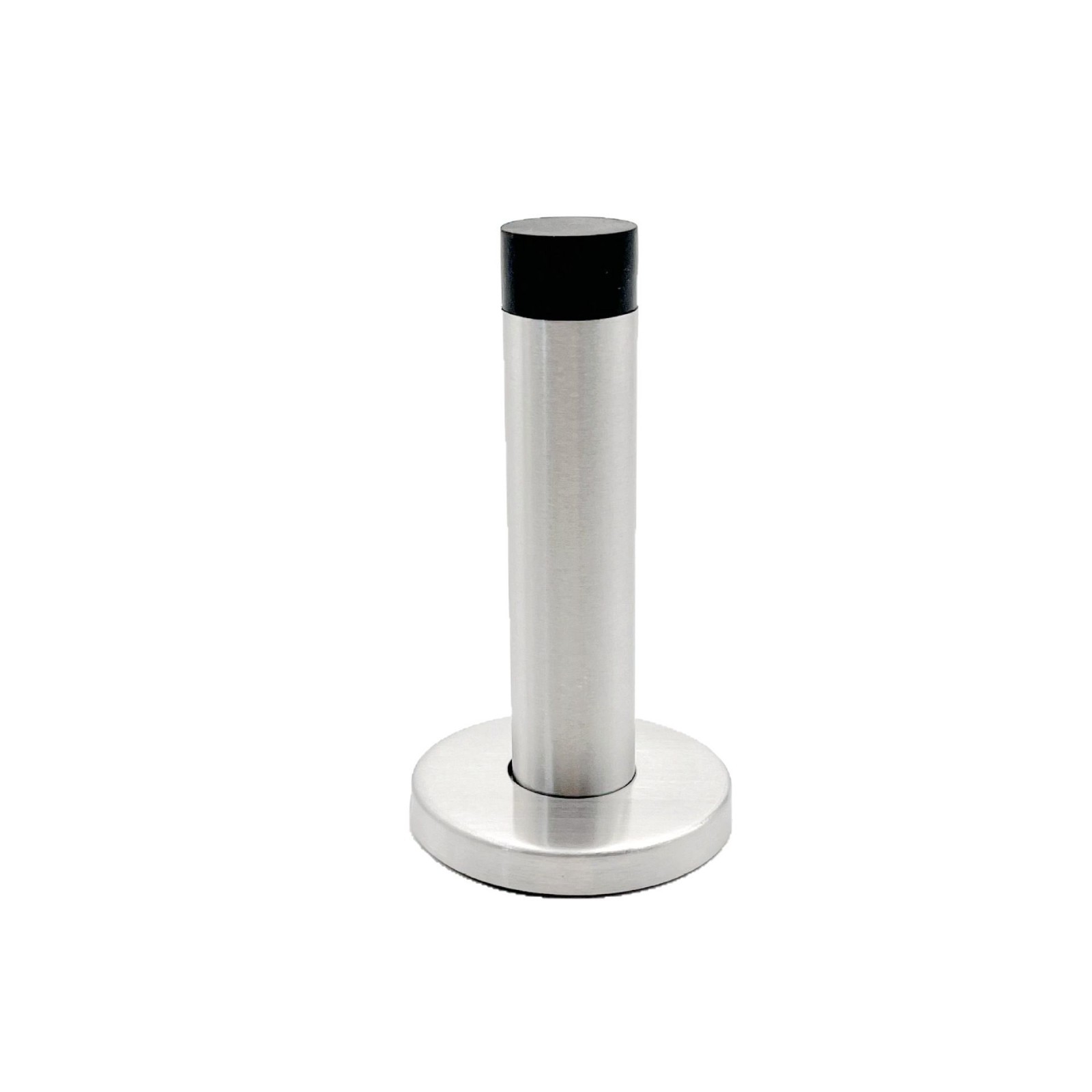 Stainless steel 304 door top with base rubber anti-collision door stop, hotel engineering, household room door colliding with bathroom door Item Picture