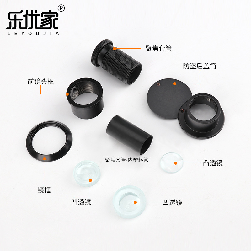 Brass cat's eye, 200-degree high-definition optical lens, wide-angle view, covered anti-theft, anti-picking, anti-theft door, all-copper cat's eye Application Scenario