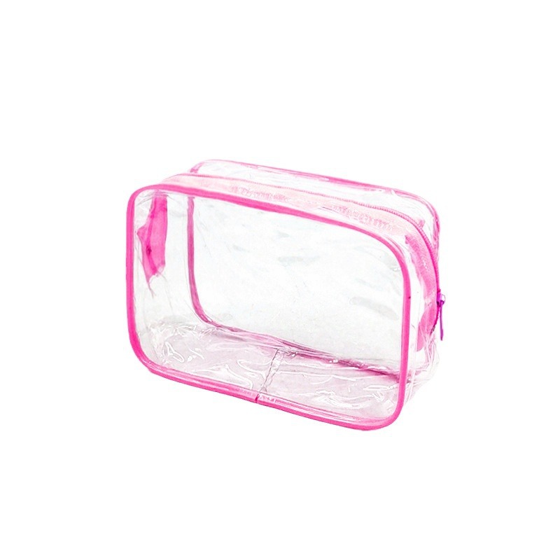 pvc waterproof transparent cosmetic bag, travel toiletries bag, multi-functional storage bag for cosmetics and toiletries Item Picture