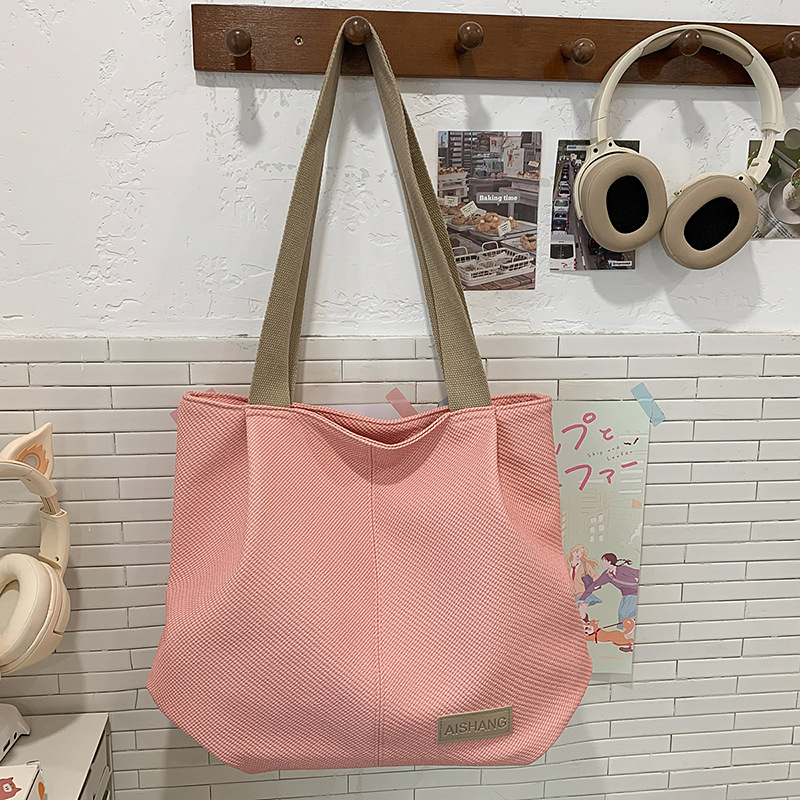 New large-capacity simple handbag, fashionable crossbody bag, popular shopping bag for shopping, trendy casual bag for women details Picture